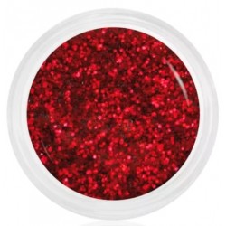 GLITTER GEL FIRE RED