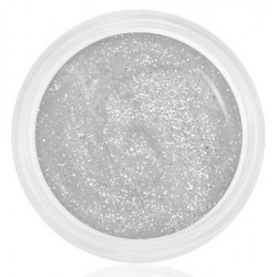 GLITTER GEL WHITE SILVER